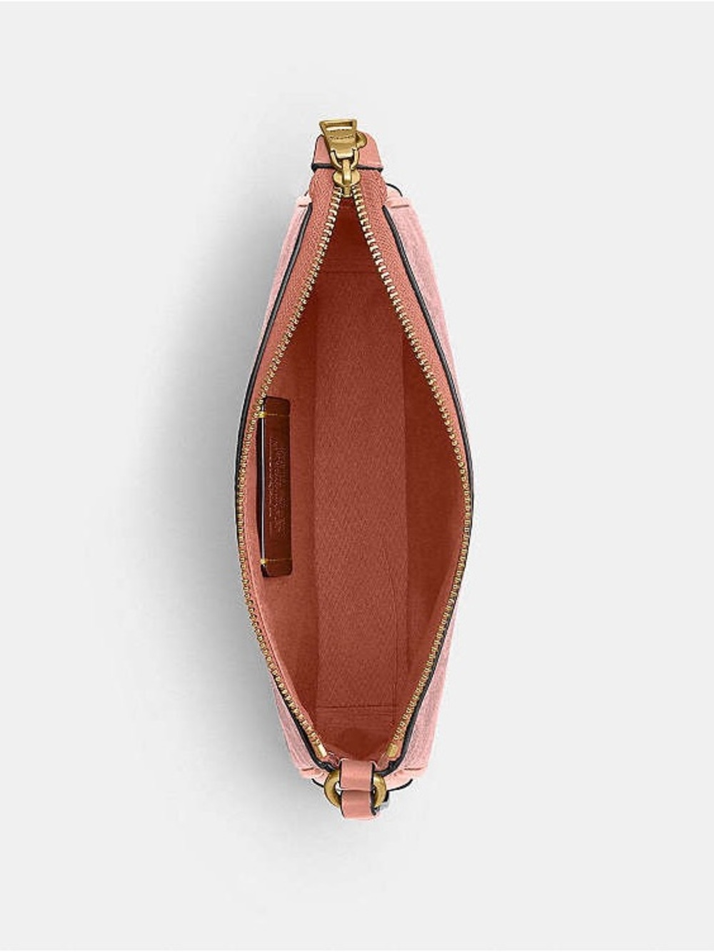 Coach Pink Signature Canvas Shoulder Bag with Gold-Tone Hardware - Picture 4 of 4